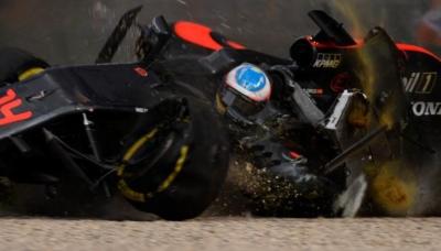 Alonso Australia accidente